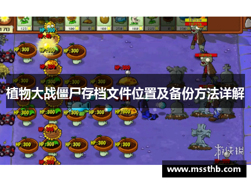 植物大战僵尸存档文件位置及备份方法详解